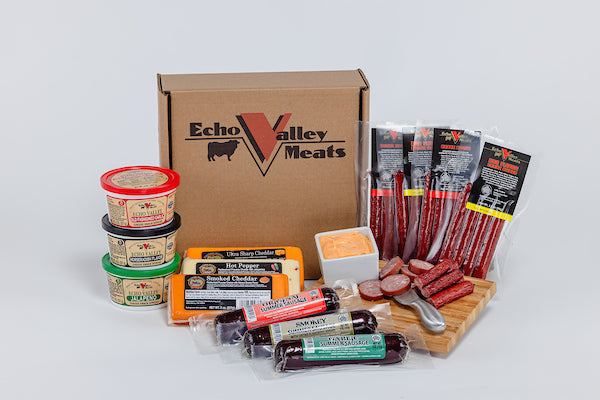 Echo Valley Meats: Sausage & Cheese Sampler - 6pc Set